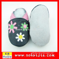 American Hot Selling New Design colorful small flower embroidered leather sexy shoes for baby